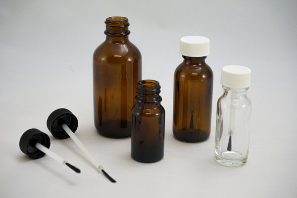Poly Brush and Cap Assemblies, Glass Vials Tubular